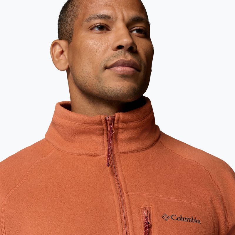 Pile uomo Columbia Fast Trek III Half Zip Teak Brown 5