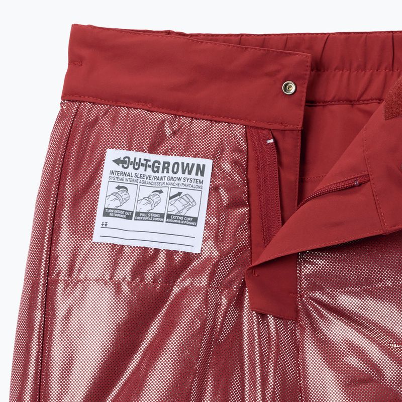 Pantaloni da sci per bambini Columbia Bugaboo IV red oxide 3