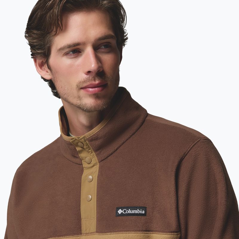 Pile uomo Columbia Steens Mountain Half Snap II tobacco/delta 5