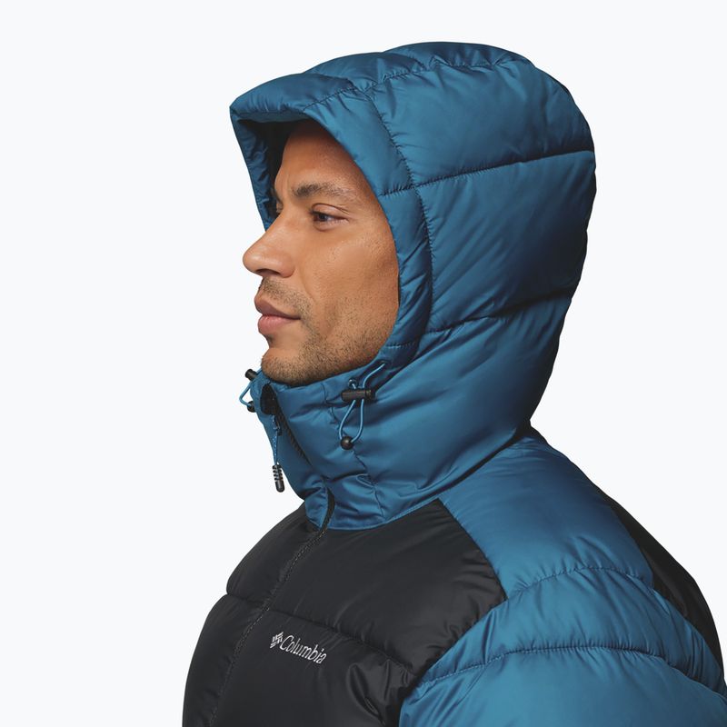 Giacca imbottita da uomo Columbia Pike Lake II Hooded phoenix blue/black 8