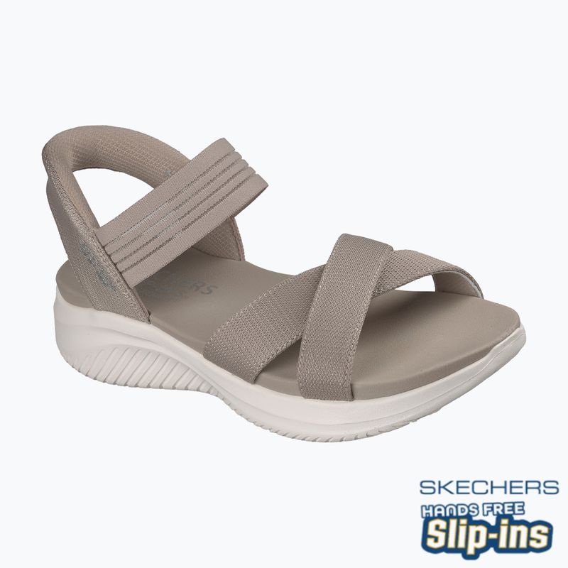 Sandały damskie SKECHERS Ultra Flex 3.0 Never Better taupe
