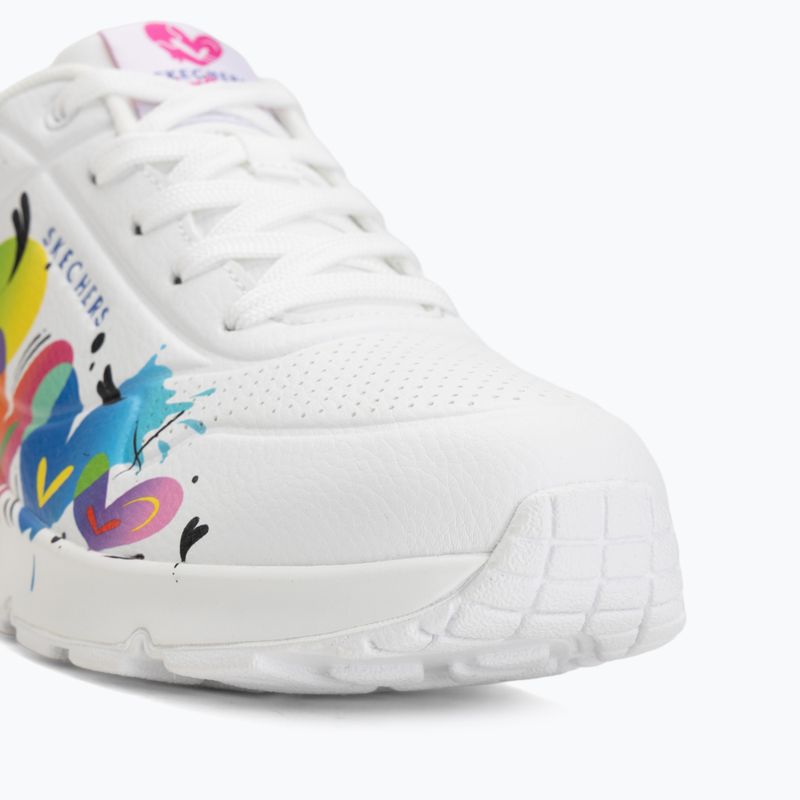 Scarpe da donna SKECHERS Uno Open Your Heart white 7