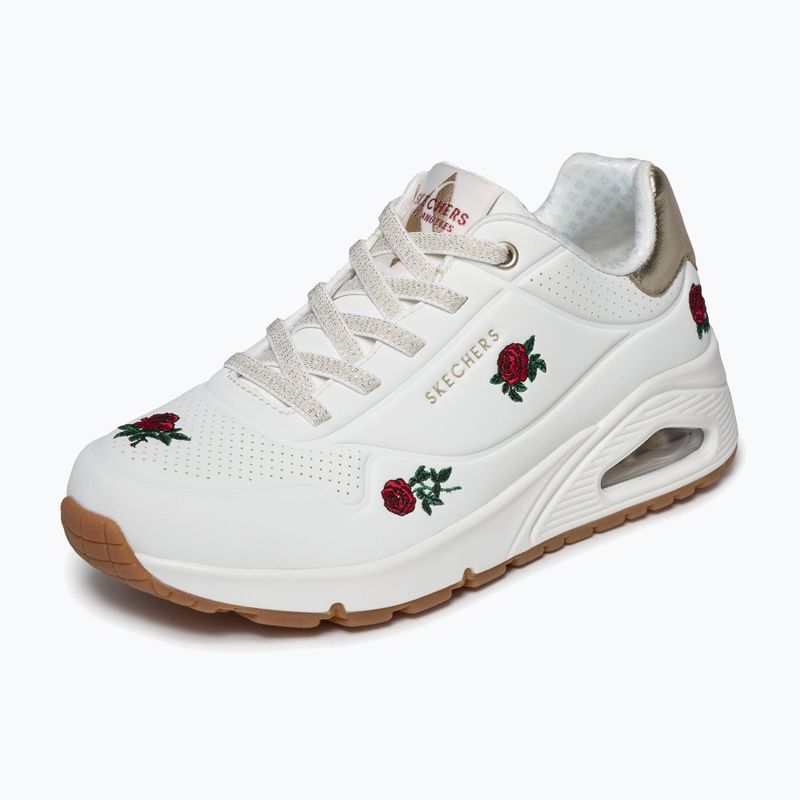 Scarpe da donna SKECHERS Uno Champagne & Roses white 4