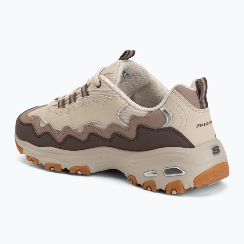 Scarpe da donna SKECHERS D'Lites Vintage Wave beige 3