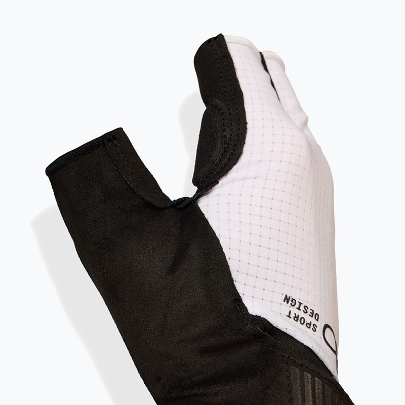 Guanti da ciclismo da uomo Giro Bravo II Gel white 3
