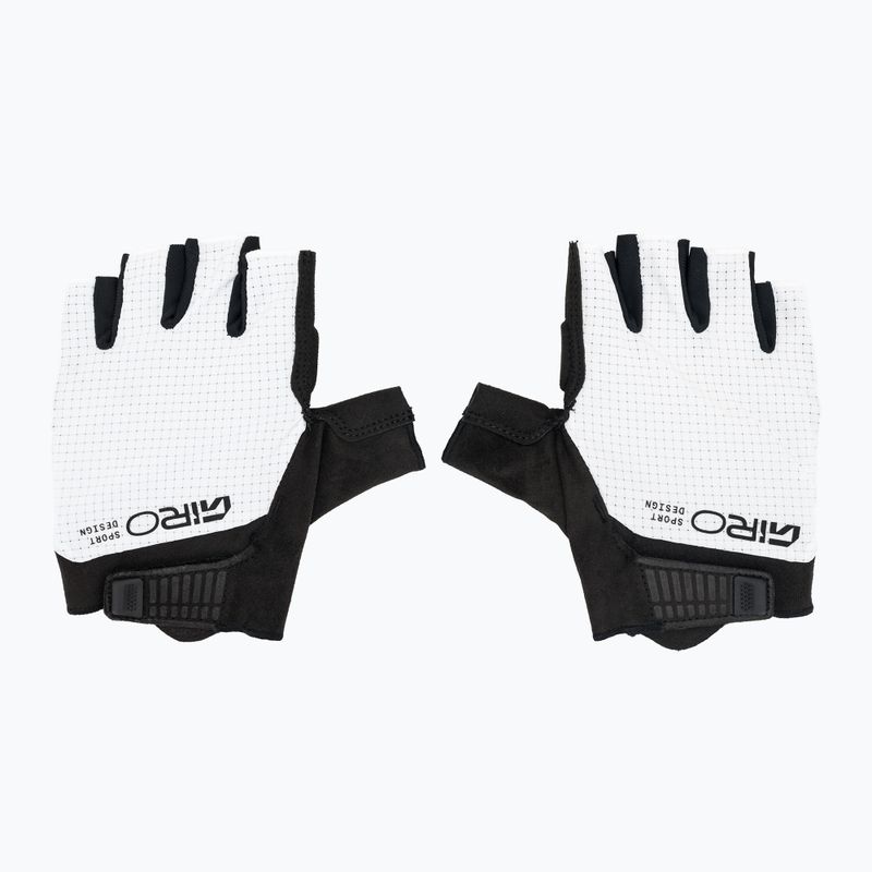 Guanti da ciclismo da uomo Giro Bravo II Gel white 2