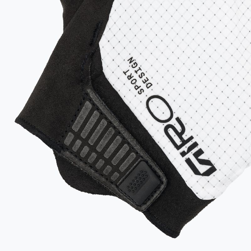Guanti da ciclismo da uomo Giro Bravo II Gel white 4