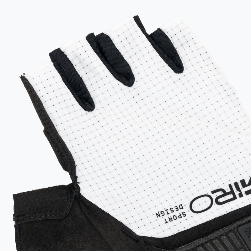 Guanti da ciclismo da uomo Giro Bravo II Gel white 5