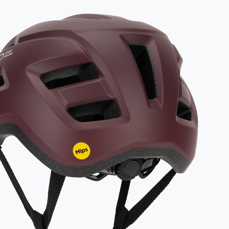 Casco da ciclismo Giro Fixture II MIPS W matte maroon 7