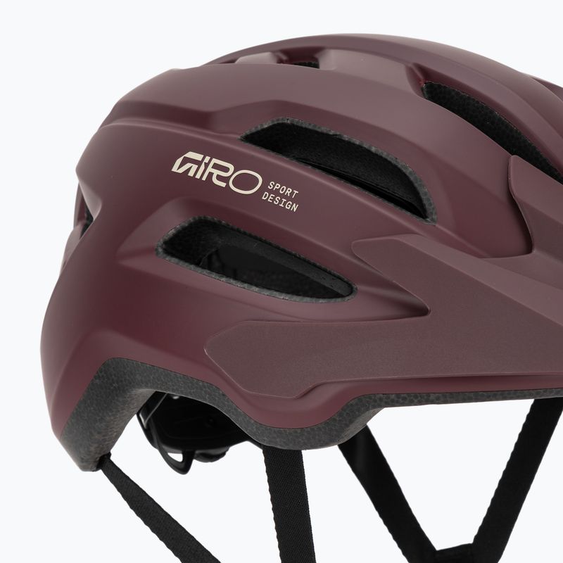 Casco da ciclismo Giro Fixture II MIPS W matte maroon 8