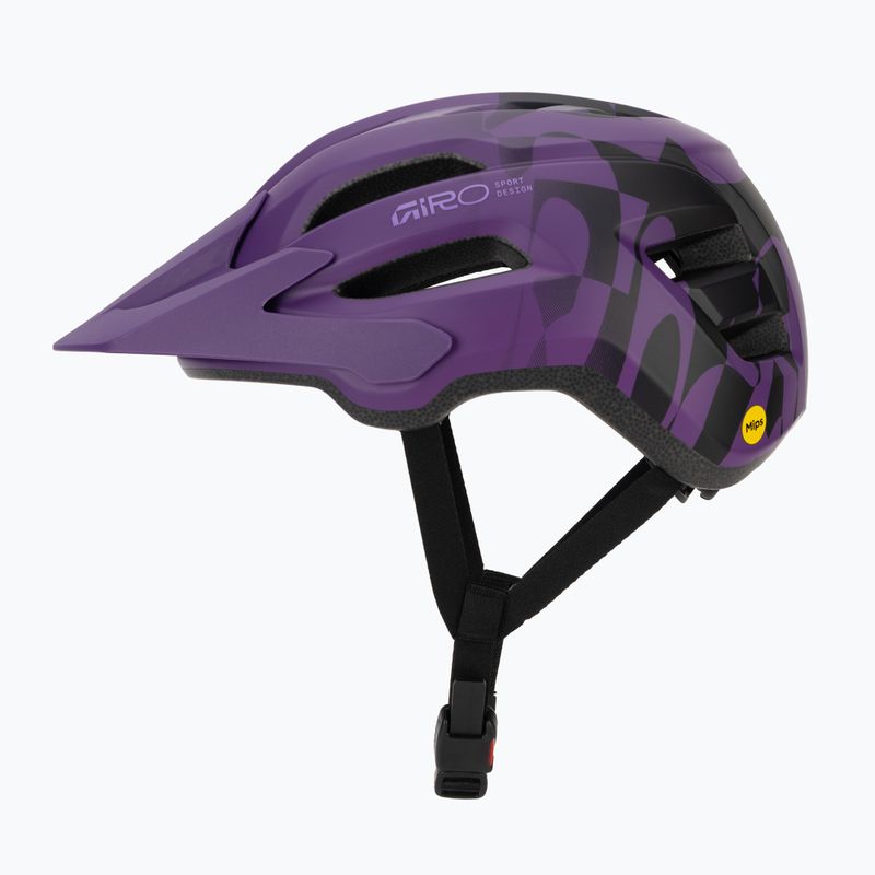 Casco da bici per bambini Giro Fixture II MIPS matte purple rush 3