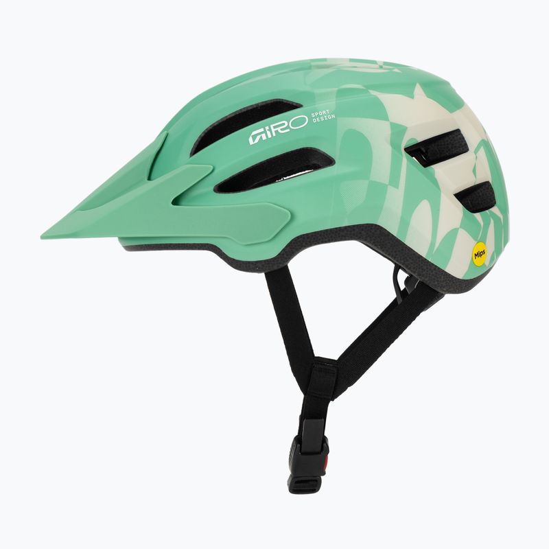 Casco da bici per bambini Giro Fixture II MIPS matte green rush 3
