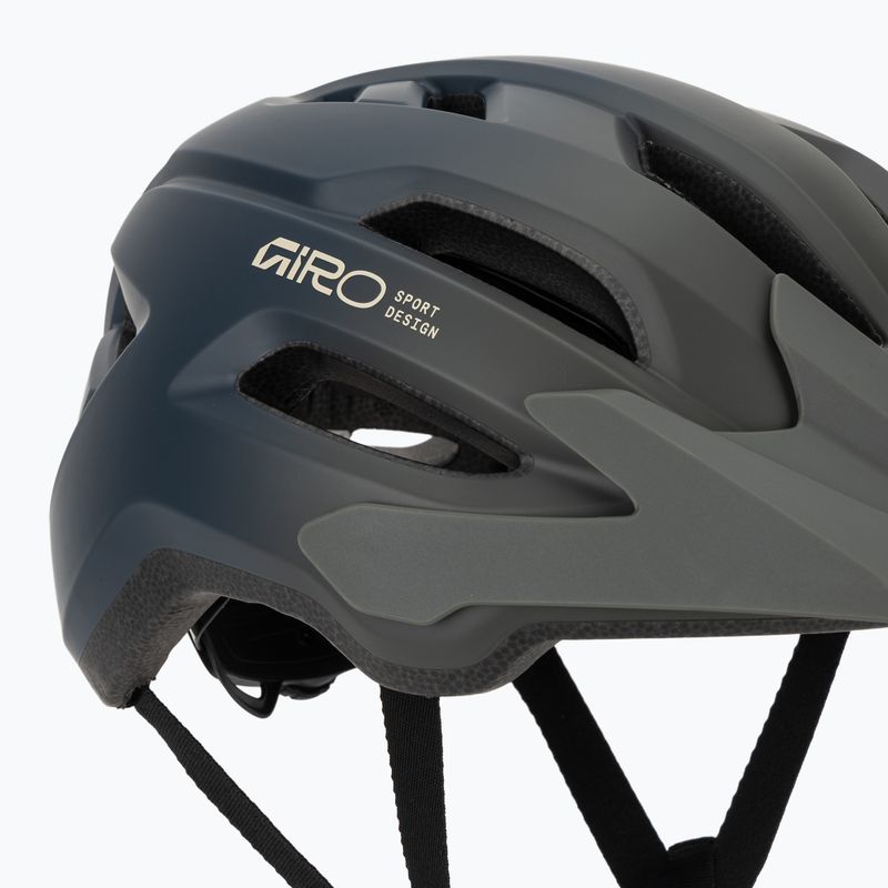 Casco da bici per bambini Giro Fixture II MIPS matte dark sage/sapphire fade 8