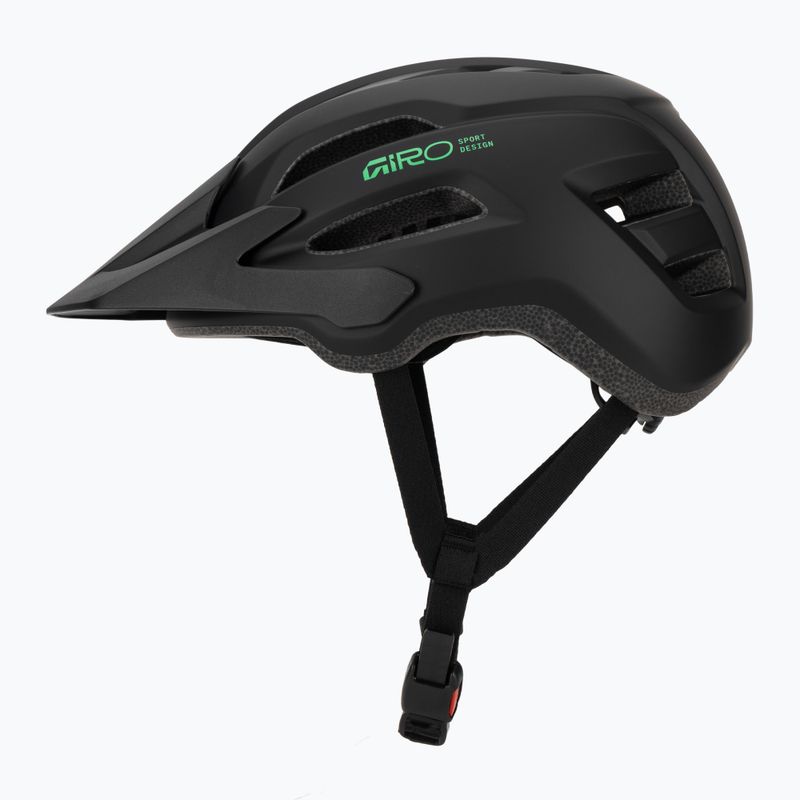 Casco da bici per bambini Giro Fixture II matte black/vivid green 3