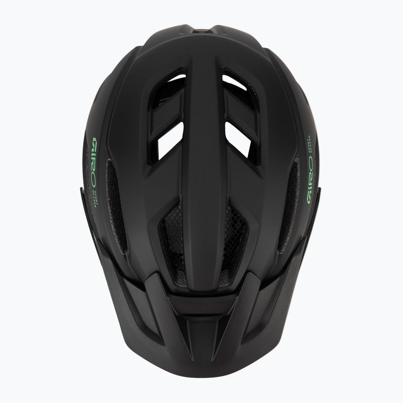 Casco da bici per bambini Giro Fixture II matte black/vivid green 6