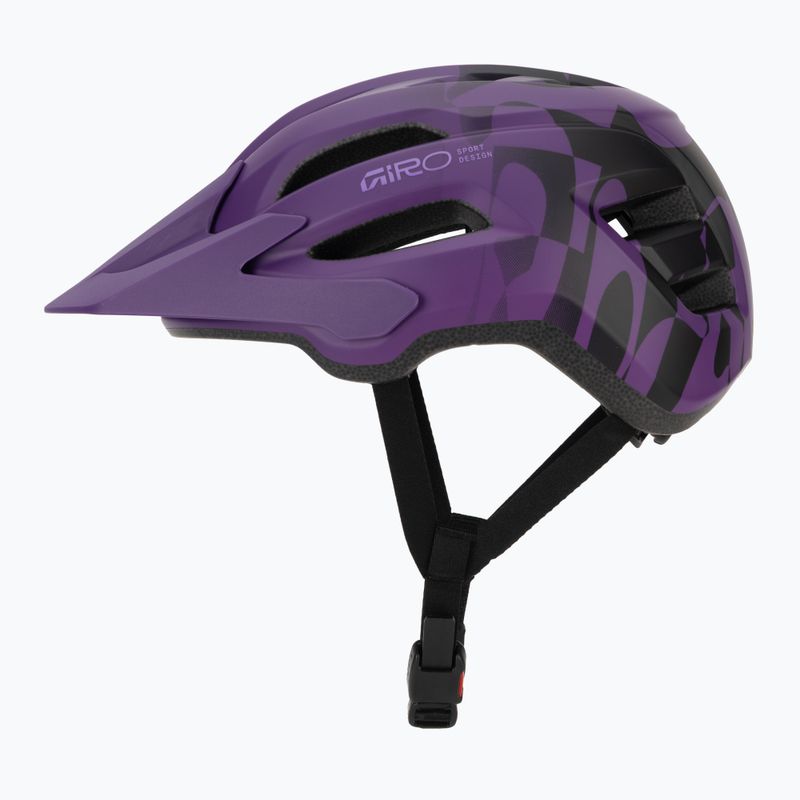 Casco da bici per bambini Giro Fixture II matte purple rush 3