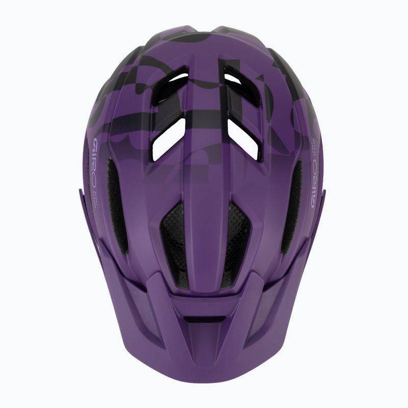 Casco da bici per bambini Giro Fixture II matte purple rush 6