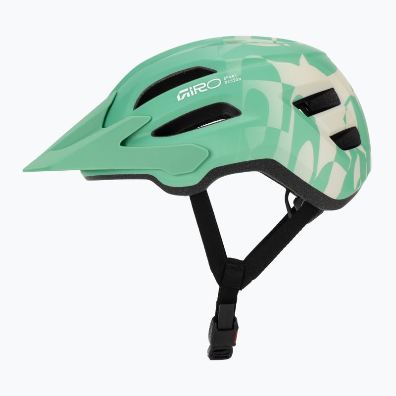 Casco da bici per bambini Giro Fixture II matte green rush 3