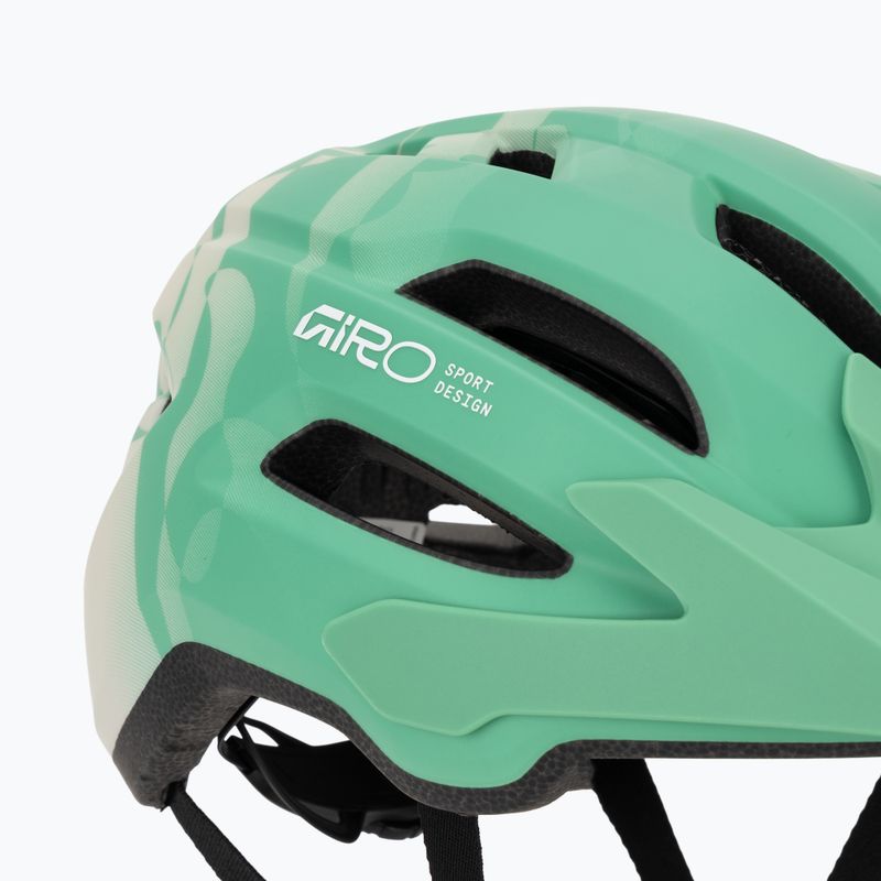 Casco da bici per bambini Giro Fixture II matte green rush 7