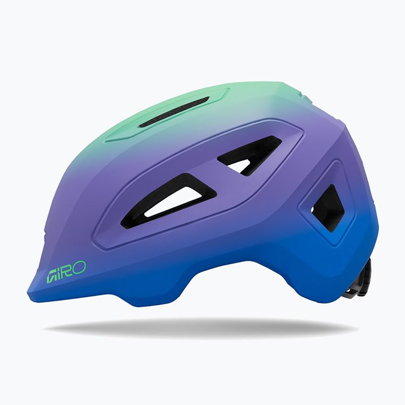 Casco da bici per bambini Giro Scamp II matte blue jewel/vivid green 2