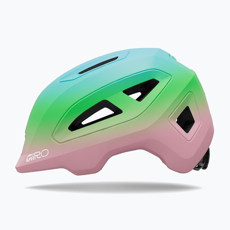 Casco da bici per bambini Giro Scamp II matte light pink/green fade 2