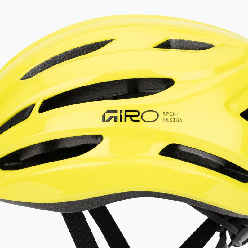 Casco da ciclismo Giro Isode II gloss hi viz yellow 7
