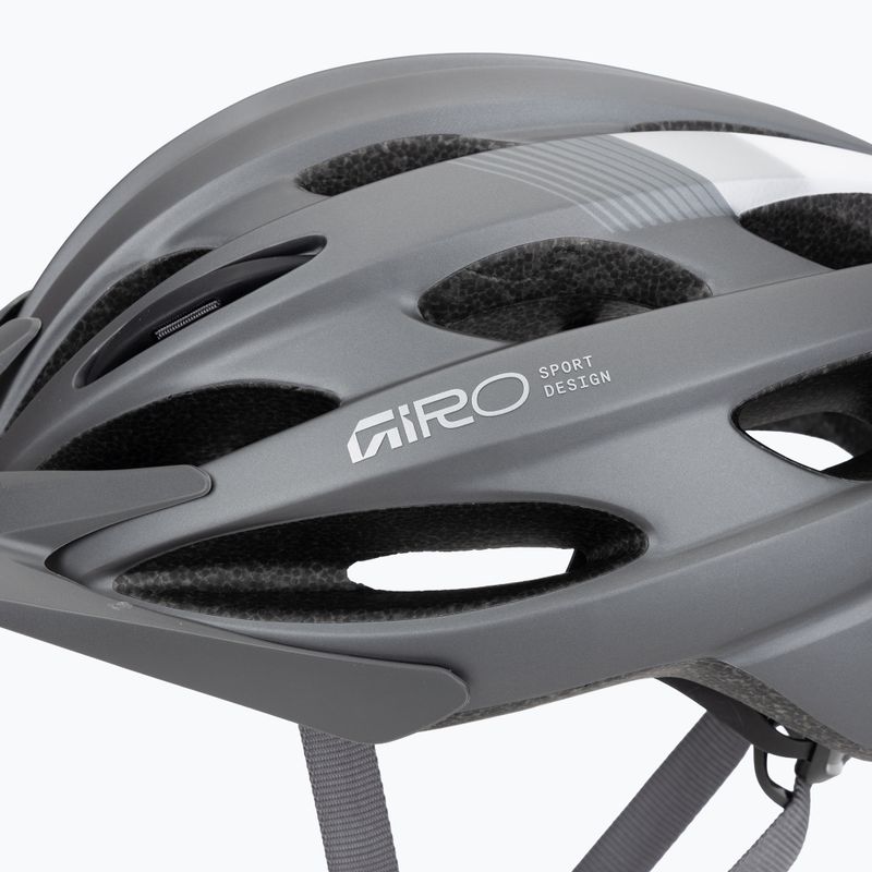 Casco da ciclismo Giro Revel 2026 matte titanium/white 7