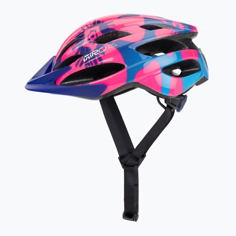 Casco da bici per bambini Giro Raze pink flowers 3