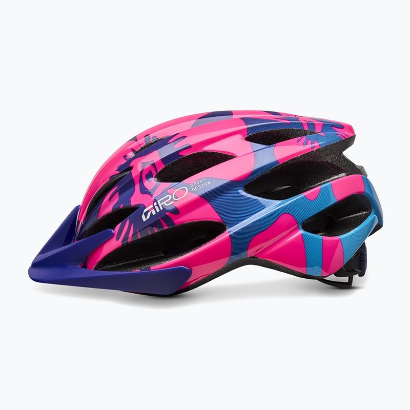Casco da bici per bambini Giro Raze pink flowers 2