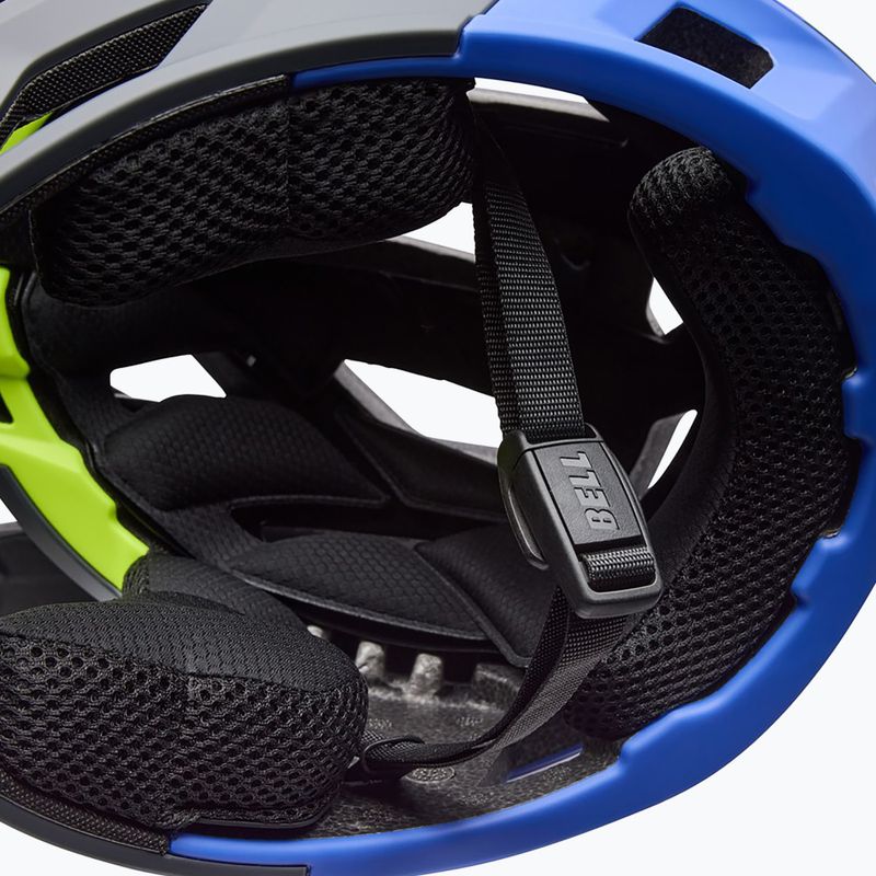 Casco da bici Bell Full-Air MIPS grid electric blue 9