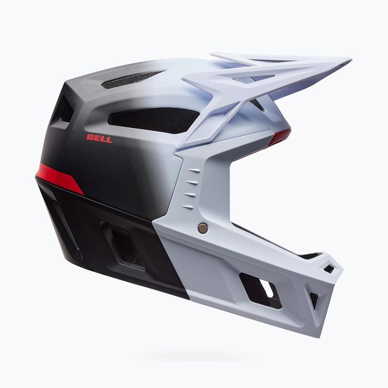Casco da bici Bell Full-Air MIPS grid white black 2