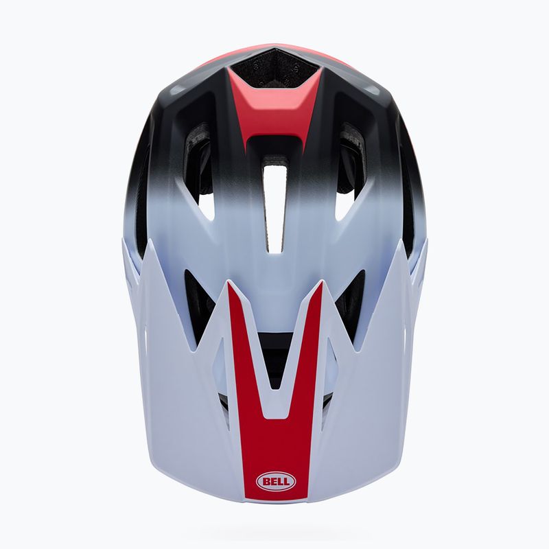 Casco da bici Bell Full-Air MIPS grid white black 3
