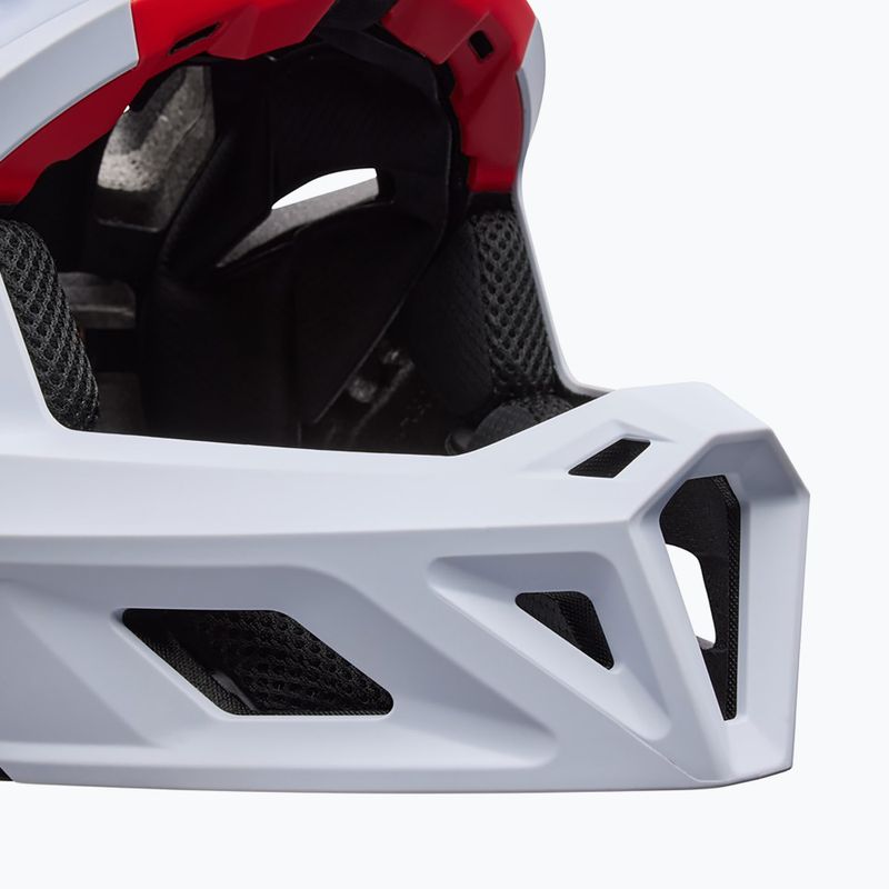 Casco da bici Bell Full-Air MIPS grid white black 7
