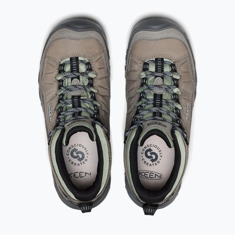 Scarpe da trekking donna KEEN Targhee IV Mid Wp grey/lily pad 5