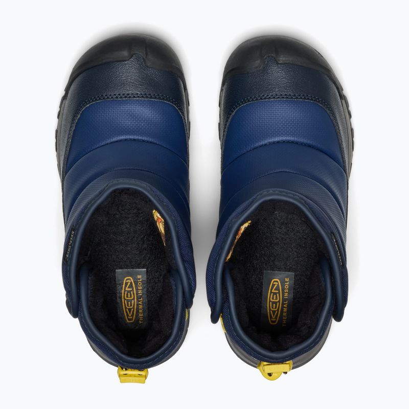 Doposci da neve KEEN Puffrider Wp naval academy/mango mint 3