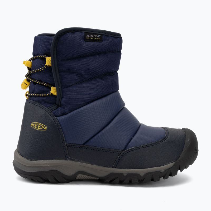 Doposci da neve KEEN Puffrider Wp naval academy/mango mint 2