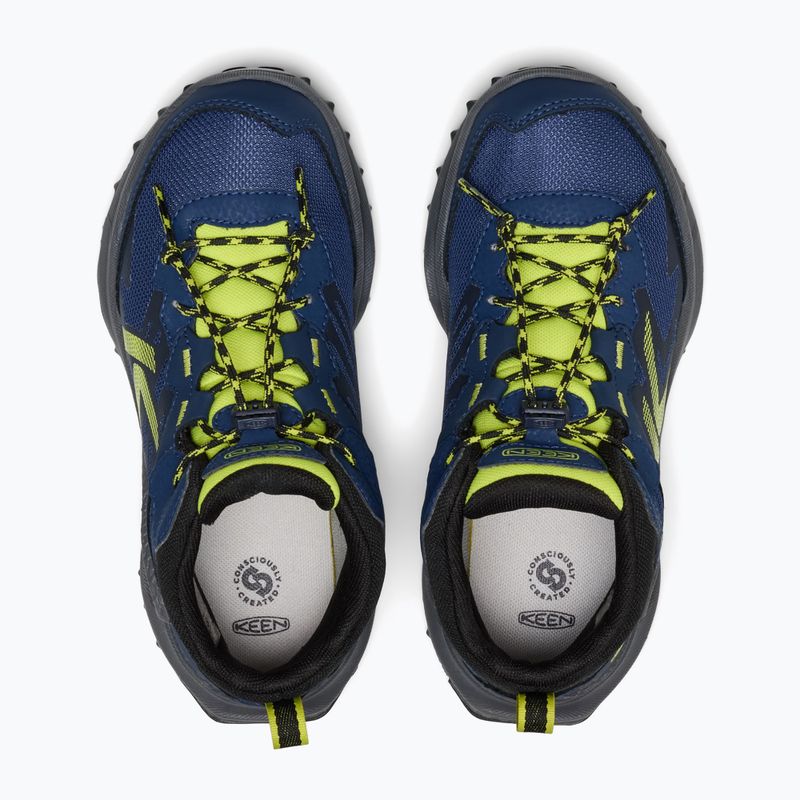 Scarponcini da trekking per bambini KEEN Zionic Mid Wp naval academy/evening primrose 3