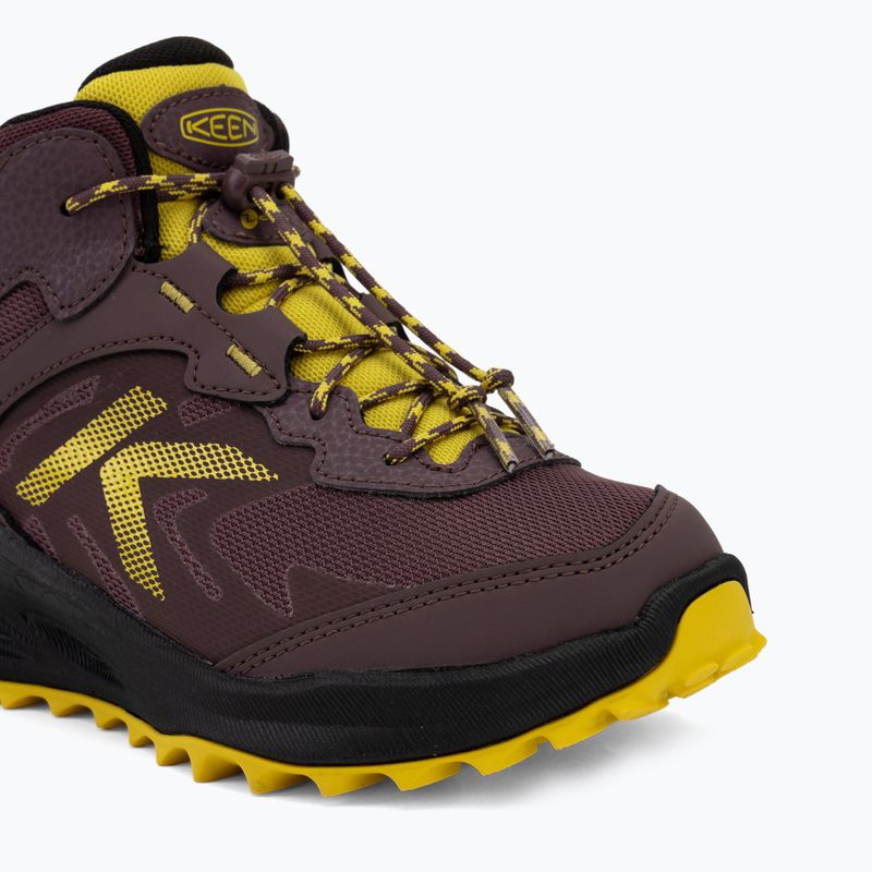 Scarponcini da trekking per bambini KEEN Zionic Mid Wp huckleberry/mango mint 7