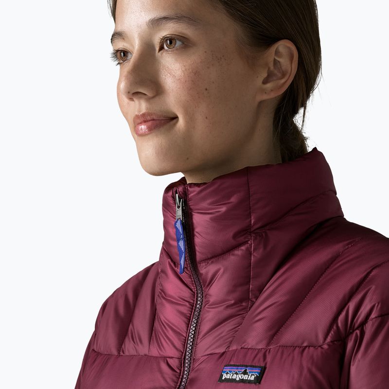 Piumino donna Patagonia Fitz Roy Down berry fig 4