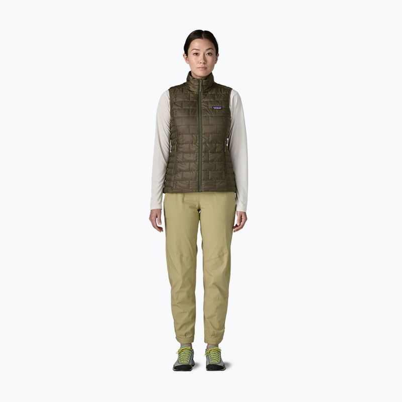 Gilet da donna Patagonia Nano Puff basin green 2