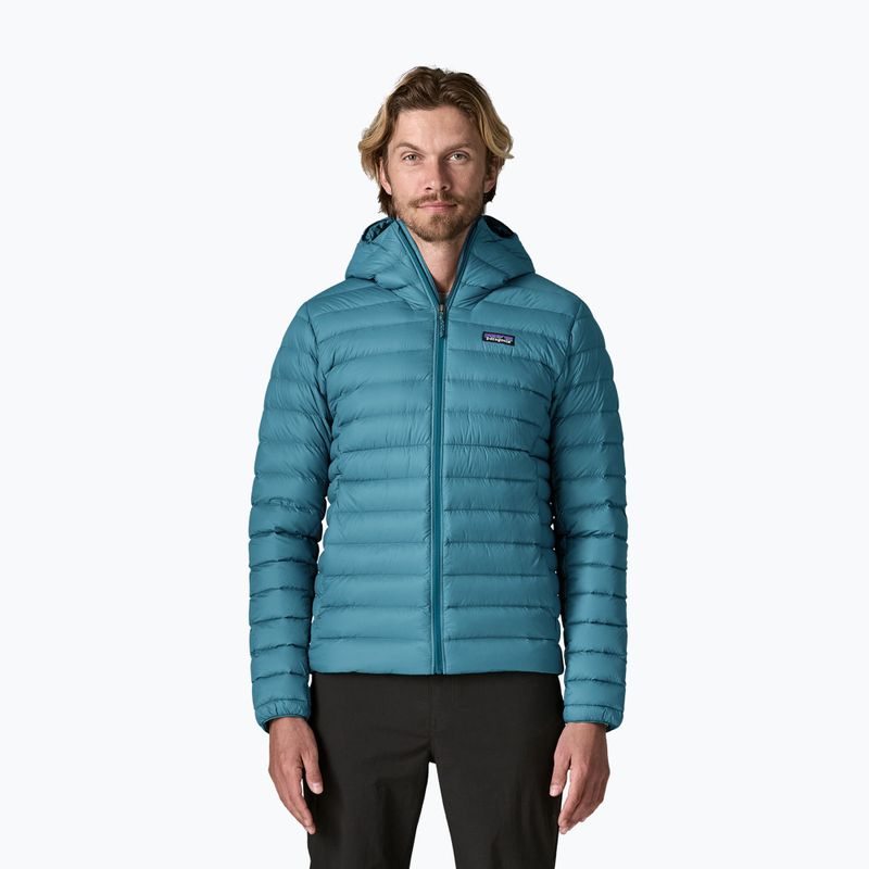Piumino uomo Patagonia Down Sweater Hoody glacial blue