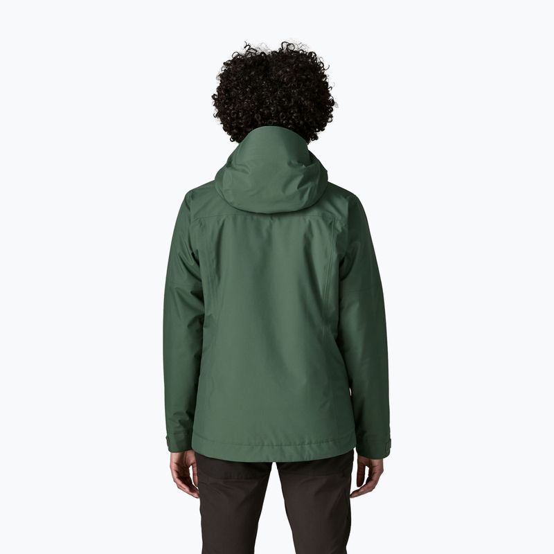 Giacca impermeabile da donna Patagonia Insulated Boulder Fork Rain canopy green 2