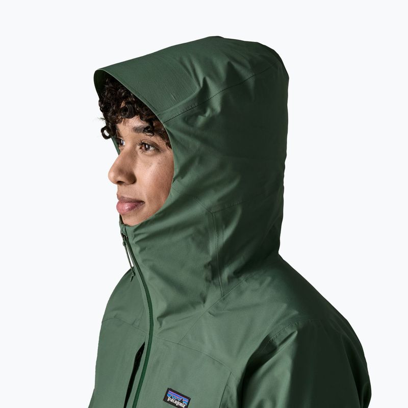 Giacca impermeabile da donna Patagonia Insulated Boulder Fork Rain canopy green 4