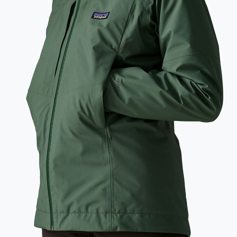 Giacca impermeabile da donna Patagonia Insulated Boulder Fork Rain canopy green 5