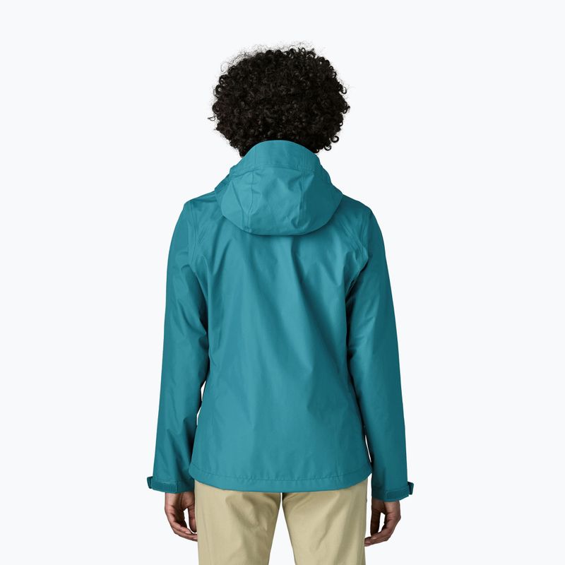 Giacca impermeabile da donna Patagonia Torrentshell 3L Rain glacial glue 2