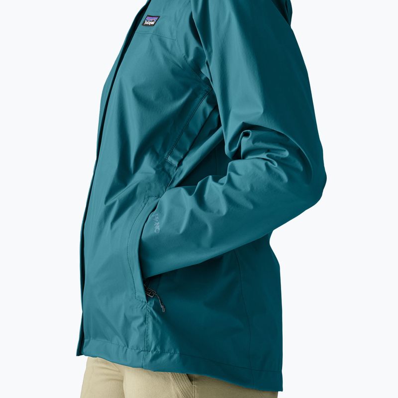 Giacca impermeabile da donna Patagonia Torrentshell 3L Rain glacial glue 5