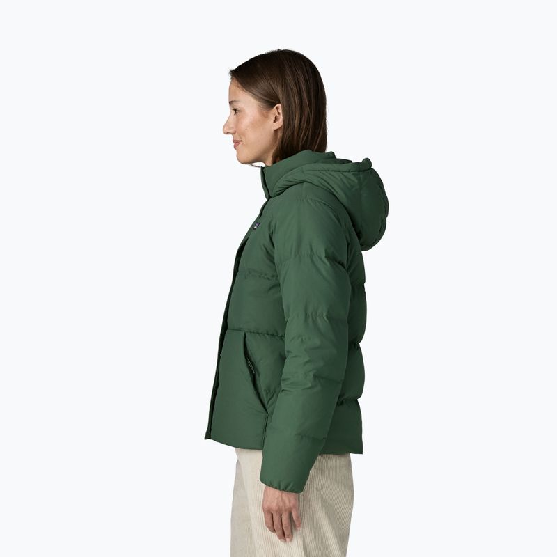 Piumino donna Patagonia Sisar Down Hoody canopy green 4