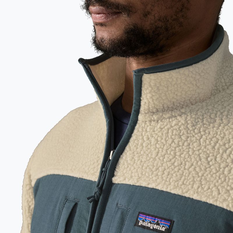 Pile uomo Patagonia Retro Pile Patch pelican 4