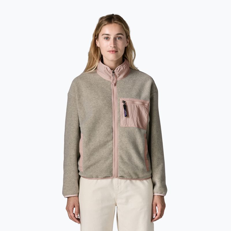 Pile donna Patagonia Synchilla oatmeal heather w/pink frost