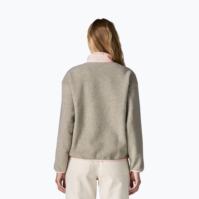 Pile donna Patagonia Synchilla oatmeal heather w/pink frost 2